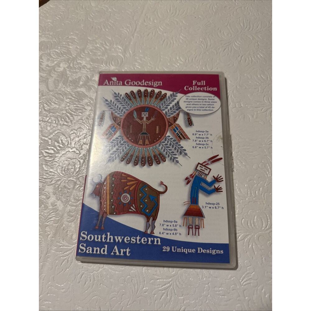 Southwestern Sand Art Anita Goodesign Machine Designs CD